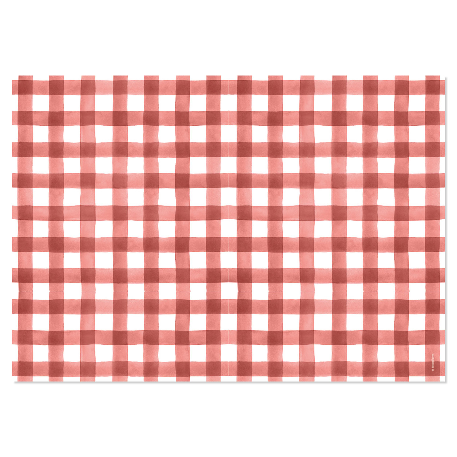 Papiertischset BUFFALO PLAID 4 Sujets à 12 Blatt