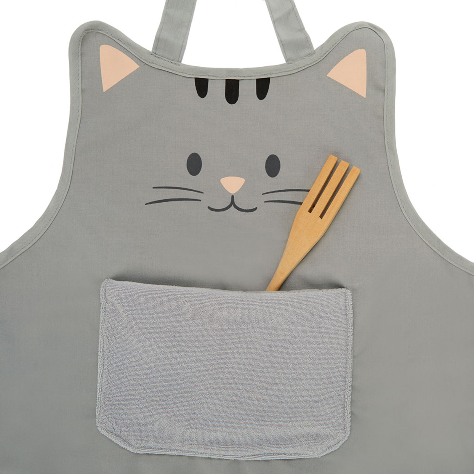 Tablier KITTY gris 