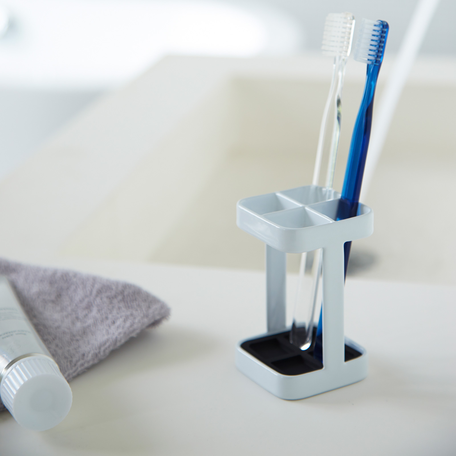 Porte-brosse à dents petit TOWER blanc 