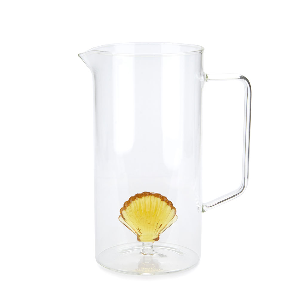 Glaskrug ATLANTIS SHELL 1.3 l gelb Borosilicate