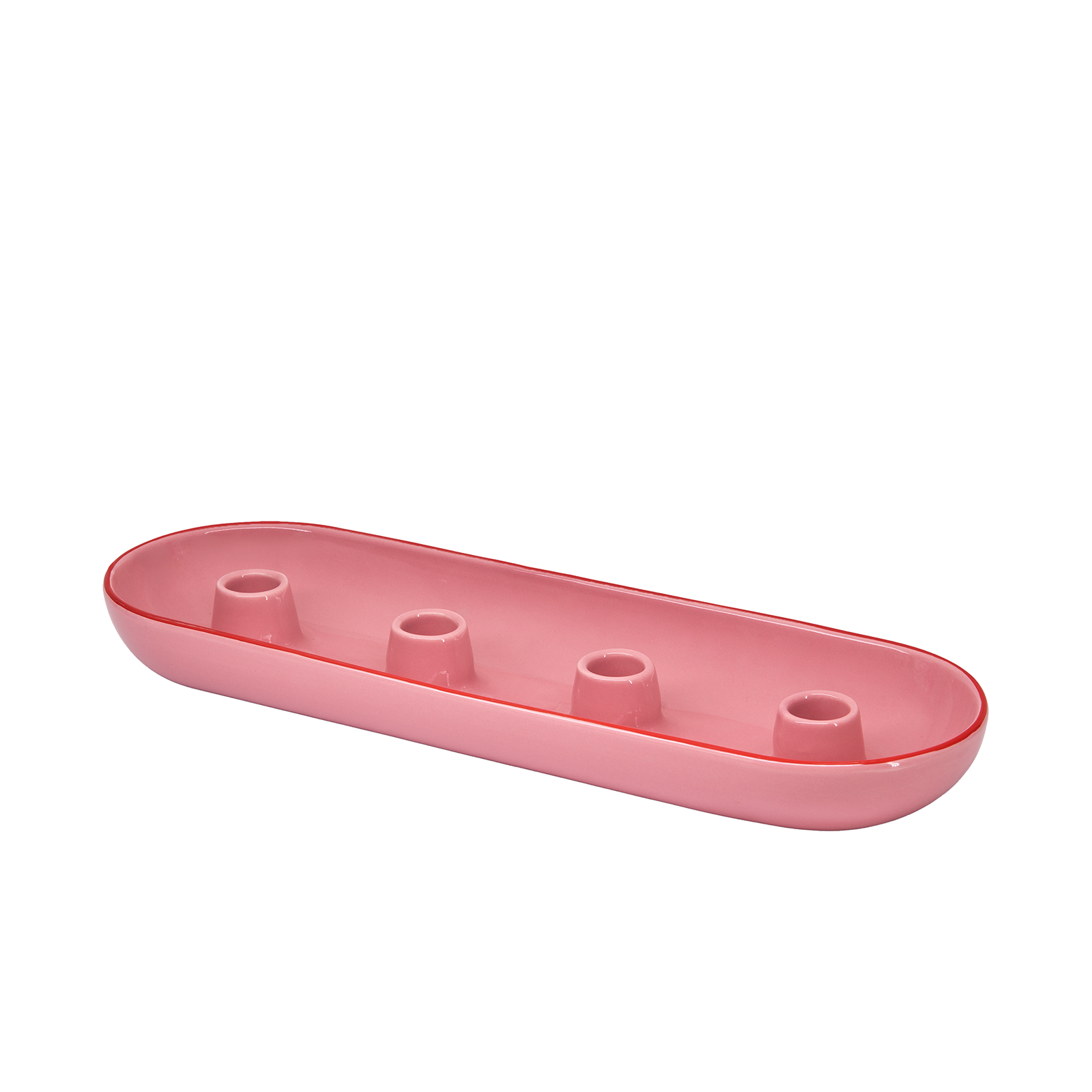 Adventskranzschale Lucia rose oval