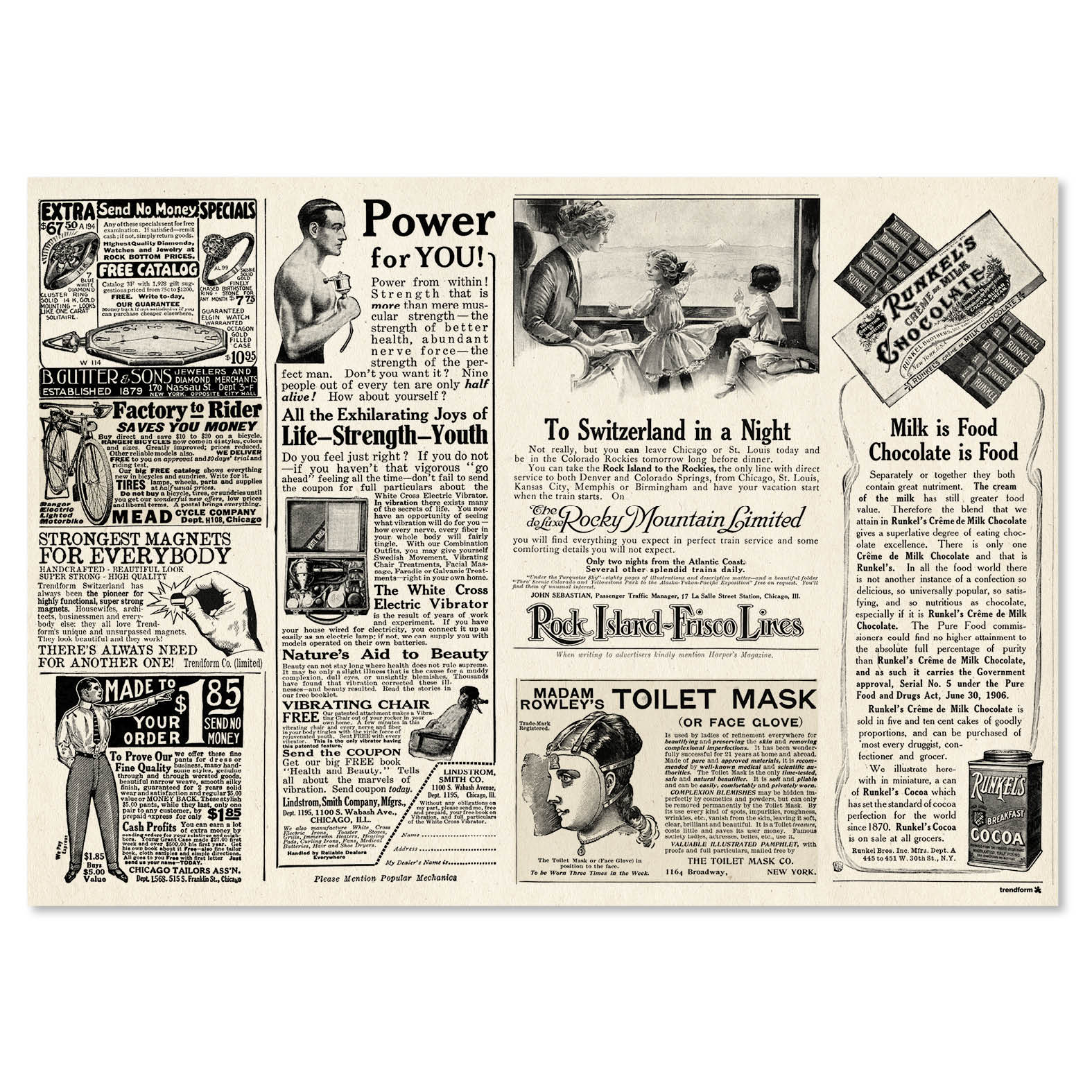 Paper placemat NEWSPAPER 4 x 12 sheets