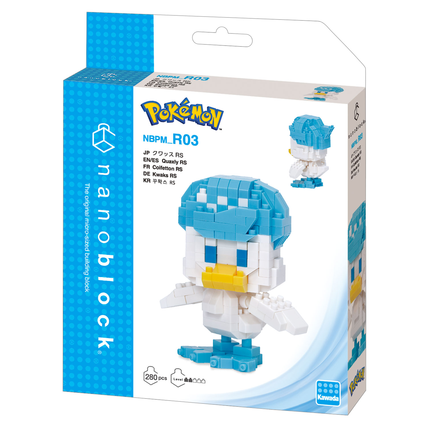 NANOBLOCK Pokémon Coifetton/Kwaks 