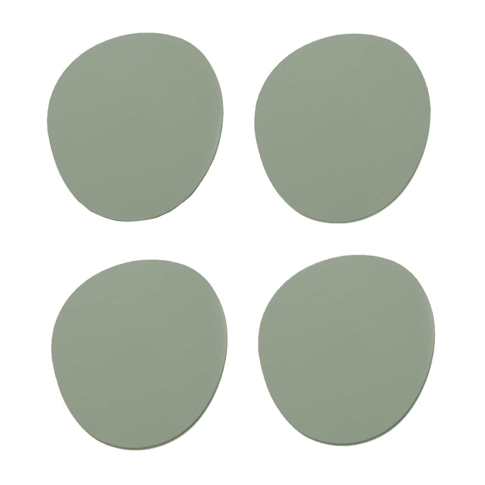 Ruca Stone Coasters (x4) Sage Green