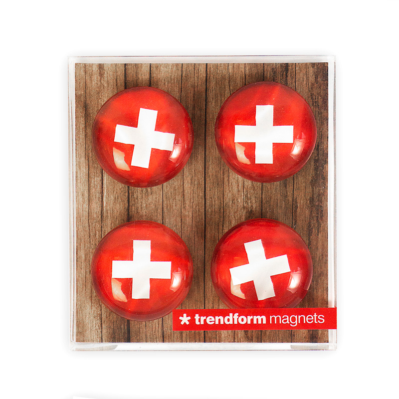 EYE magnets SWISS CROSS set of 4 