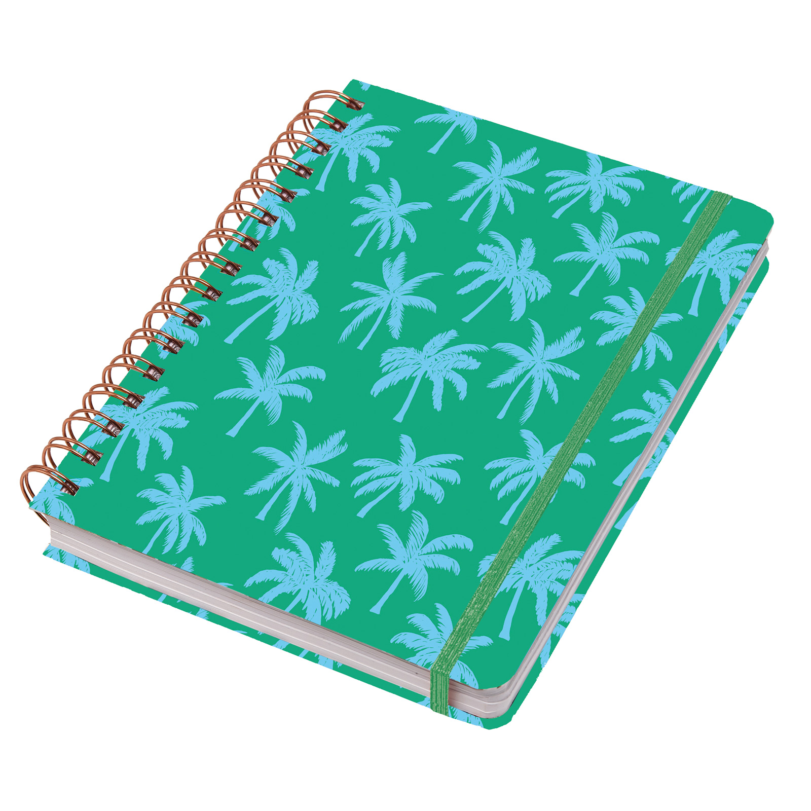 Carnet à anneaux relié PALM TREE 