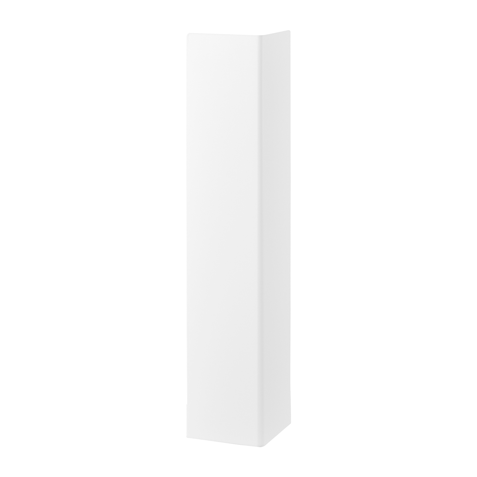 TOWER Étagère de salle de bain étroite avec roulettes blanc