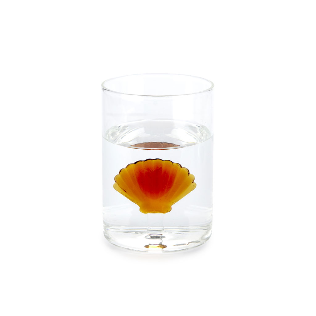 Trinkglas ATLANTIS SHELL amber Borosilicate