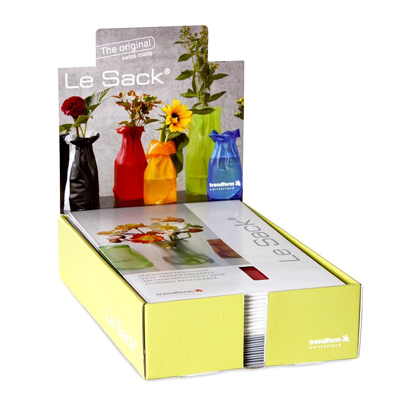 Carton display LE SACK holds 24 pieces