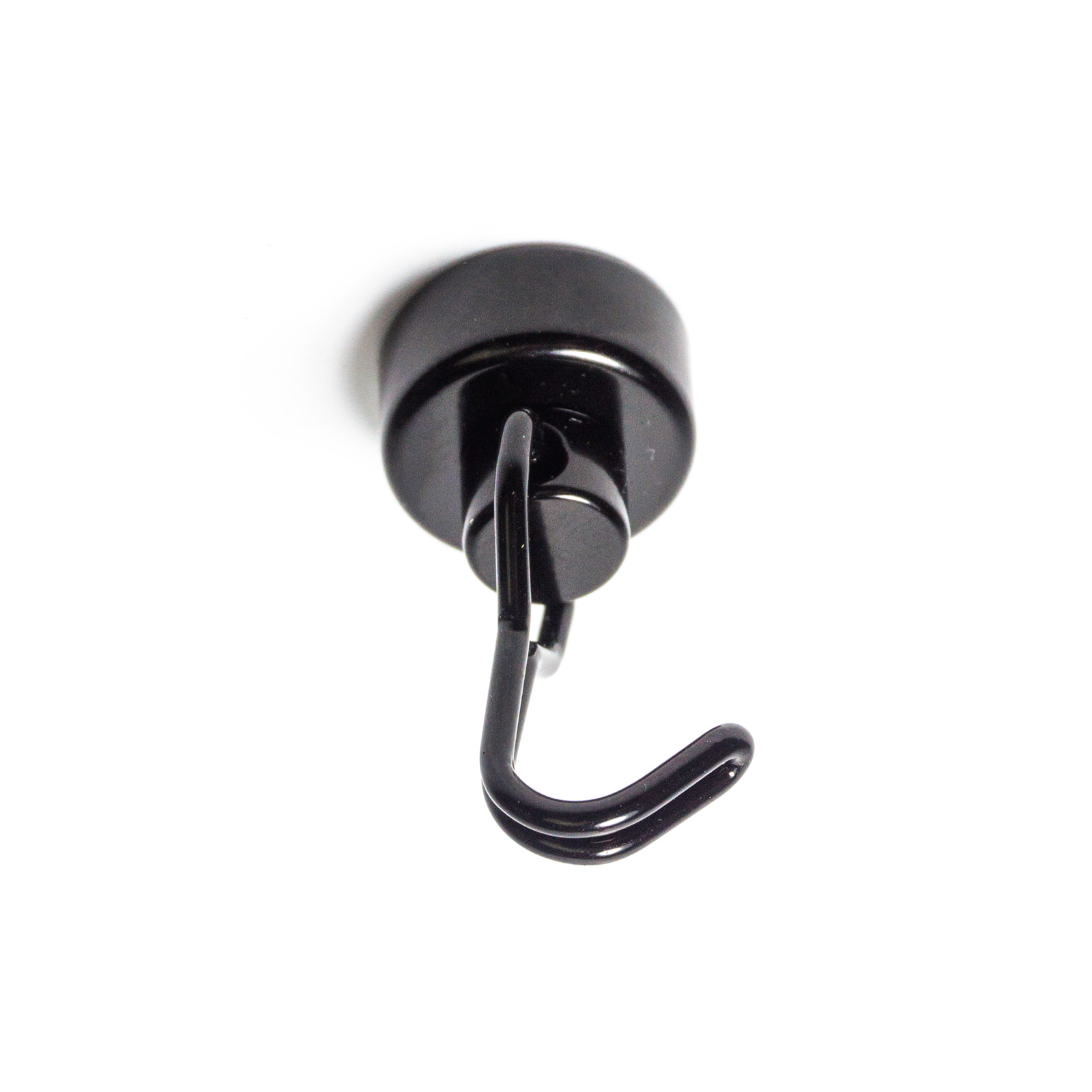 Magnetic swivel hook MINI TWISTER set of 3 black 