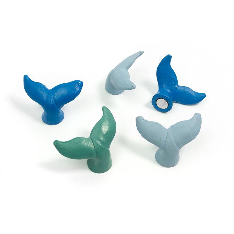 Magnets BLUE WHALE set of 5  