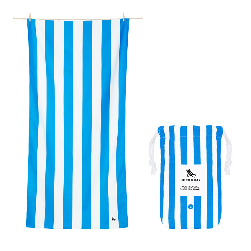 Towel CABANA L blue 