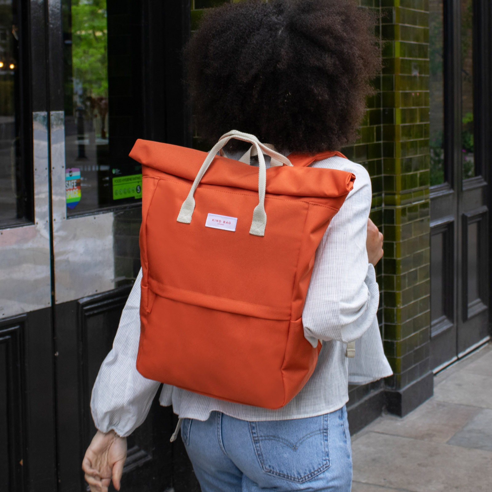 Large Backpack Burnt Orange 