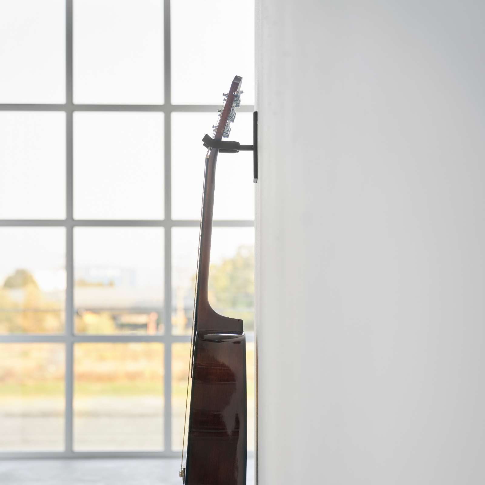 Wand-Gitarrenhalter TOWER schwarz 