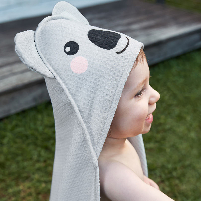 Towel BABY HOODIE Koala 