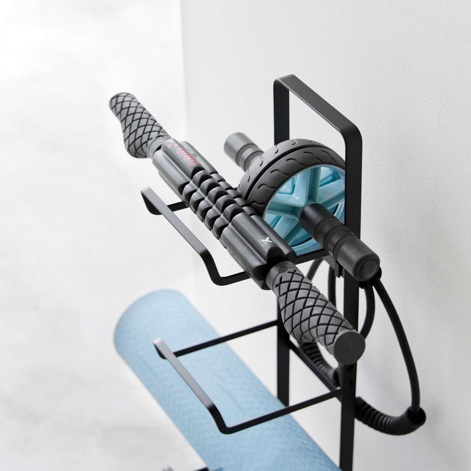 Support d'équipement de fitness TOWER noir