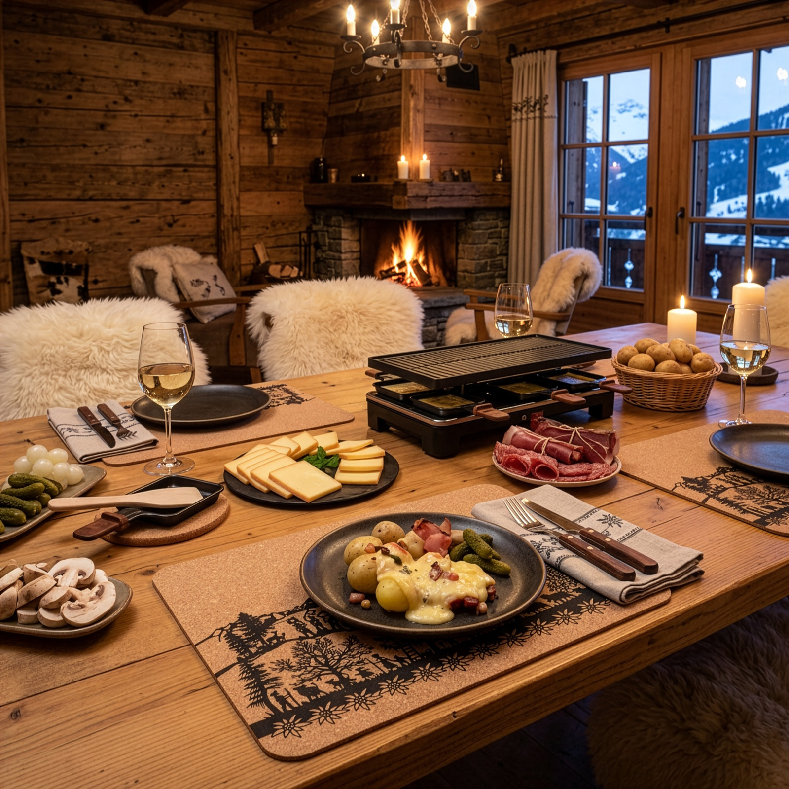 Set a table liège SWISS TRADITION 3 400x300x3mm