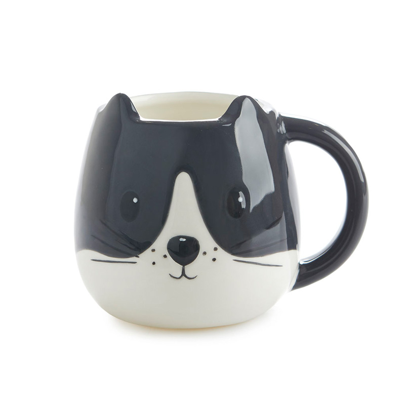 Tasse KITTY noir/blanc 