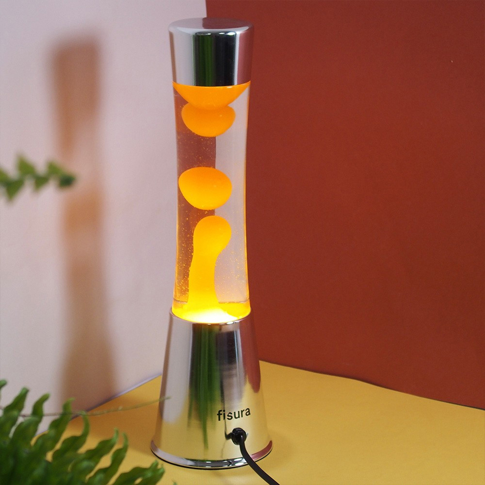 Lava Lamp TOWER amber 