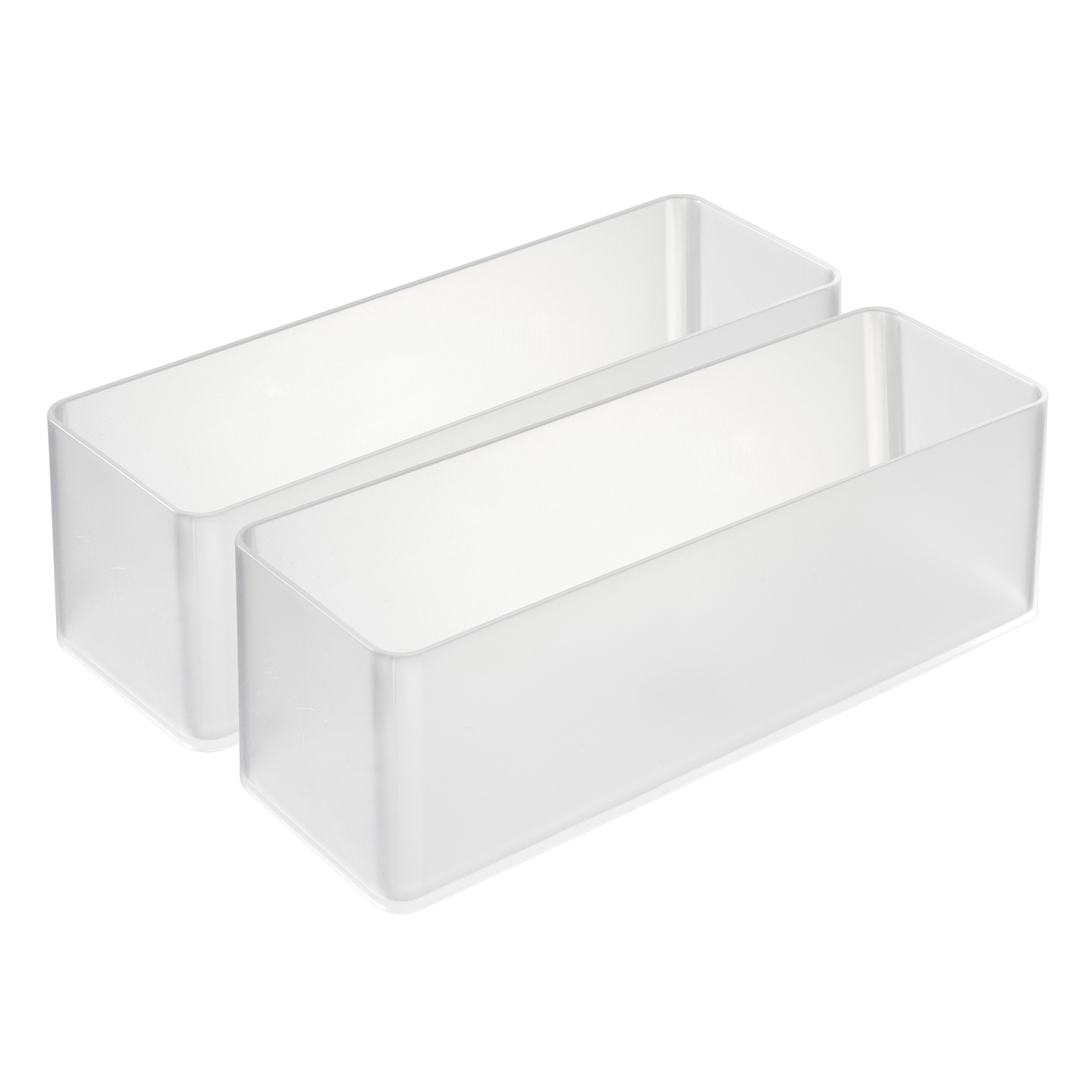 Organisateur de tiroirs L DEEP TOWER blanc Set de 2