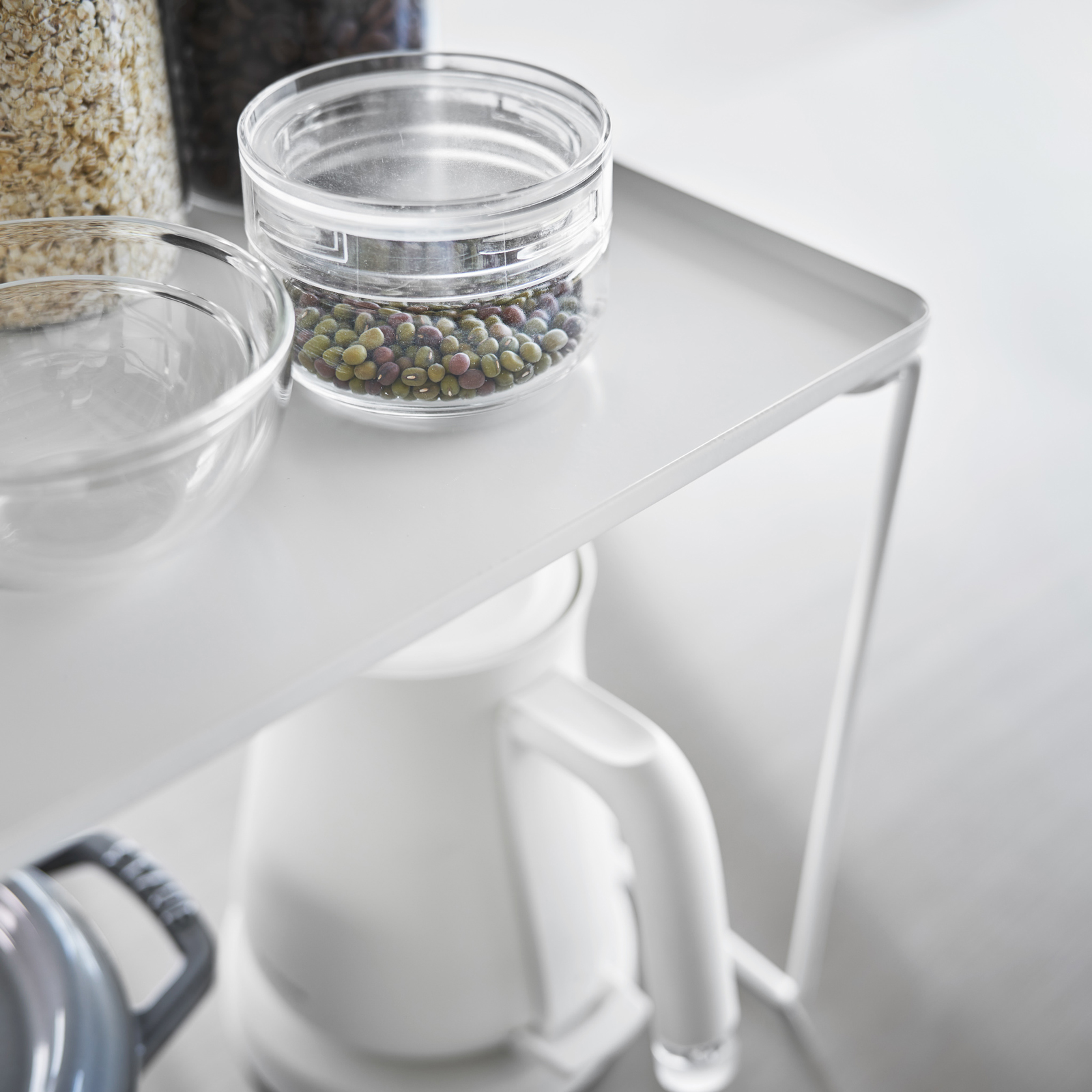 Stapelbares Klappregal L TOWER weiss