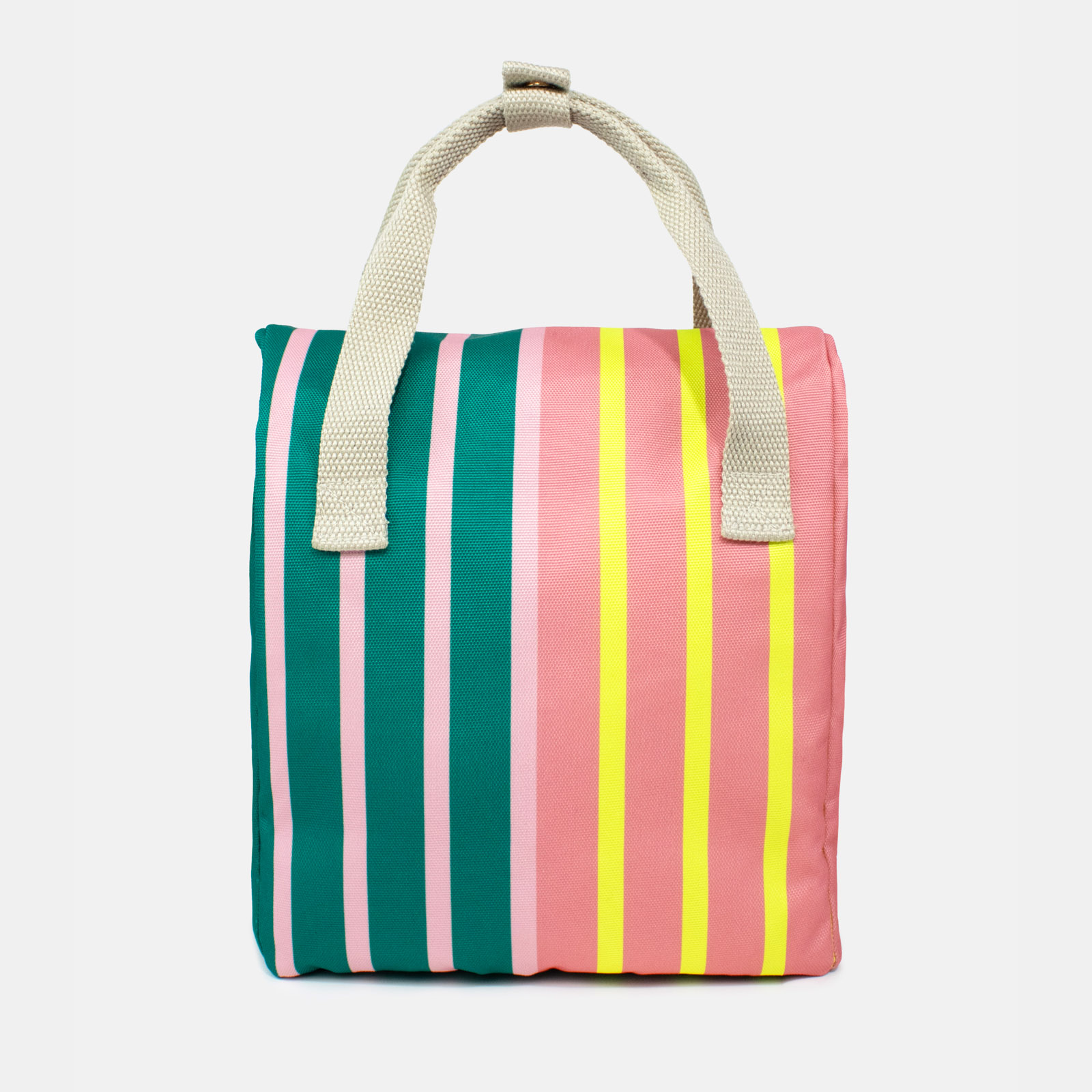 Lunch Bag Bi-Colour Stripes 