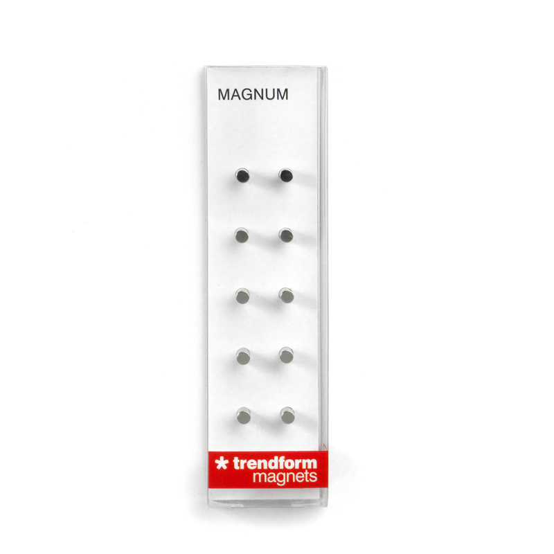 Magnete MAGNUM 10er Set silbern 