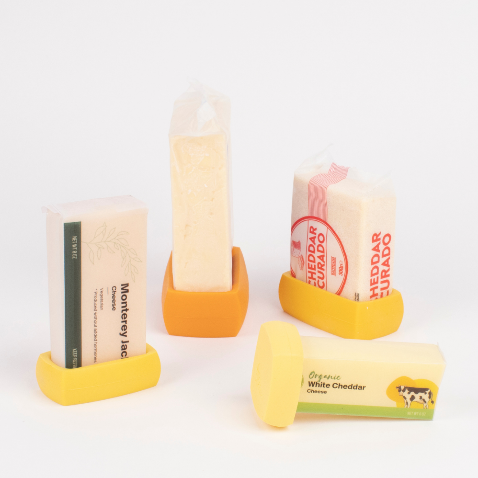 Cheese Huggers 4er-Set Yellow 