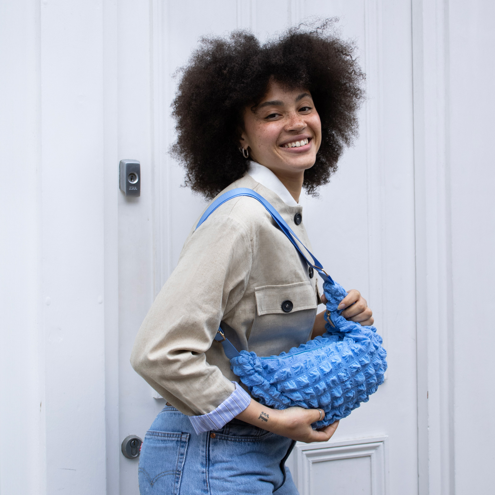 Cross Body Bag Blue 