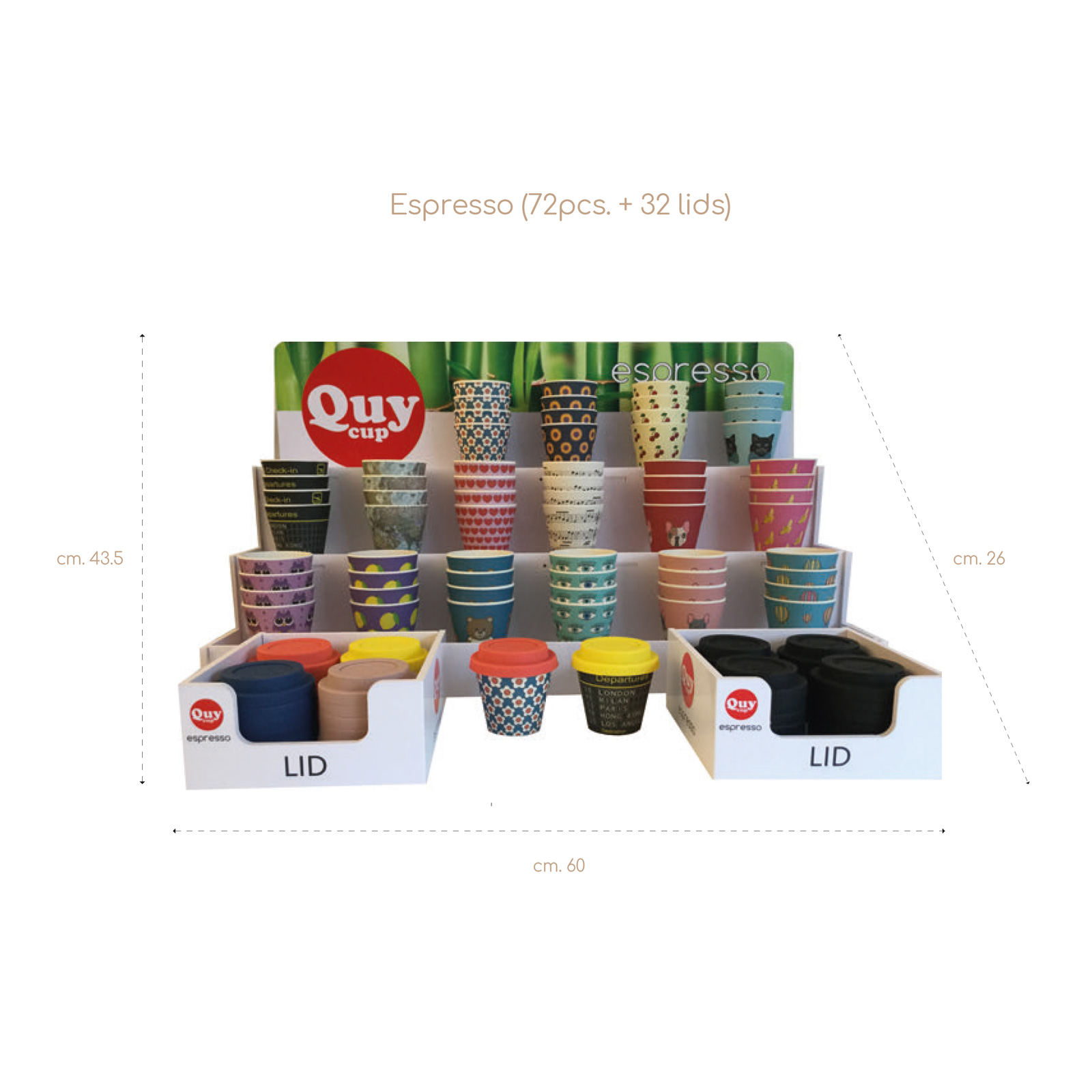 Counter-Display Coffee Cups 