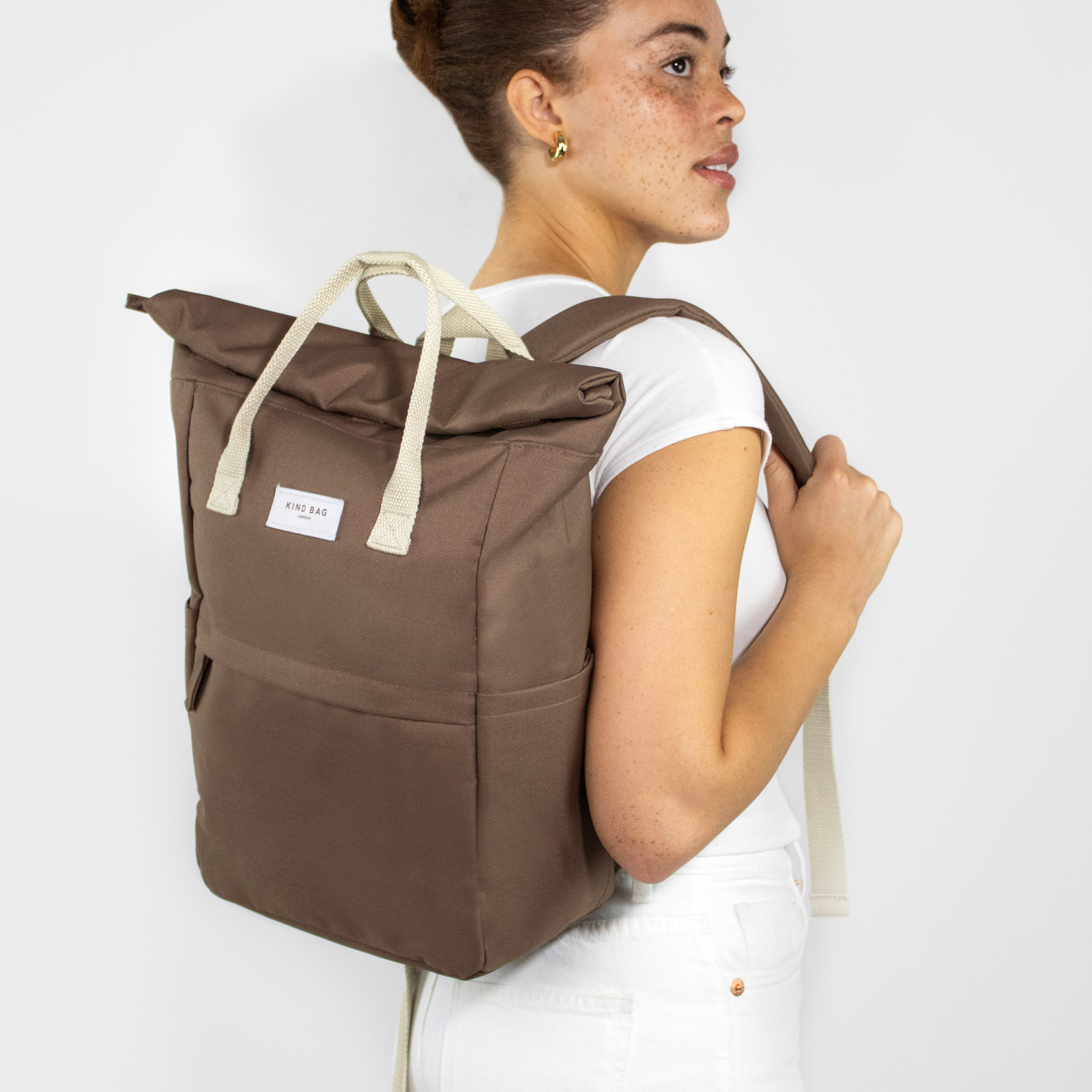 Medium Backpack Cocoa Brown 