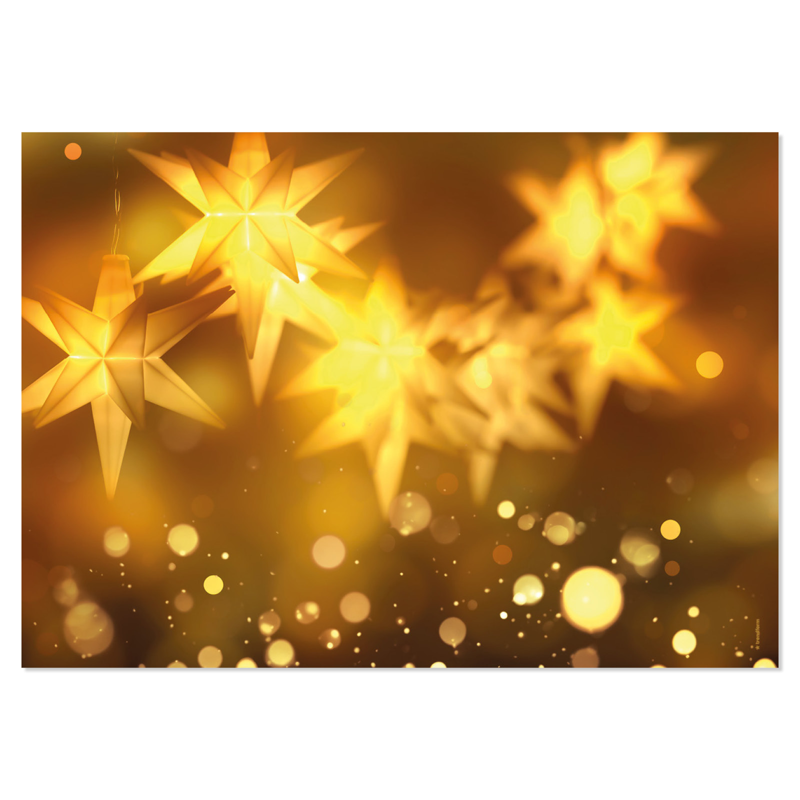 Papiertischset STARRY BRIGHT 4 Sujets à 12 Blatt