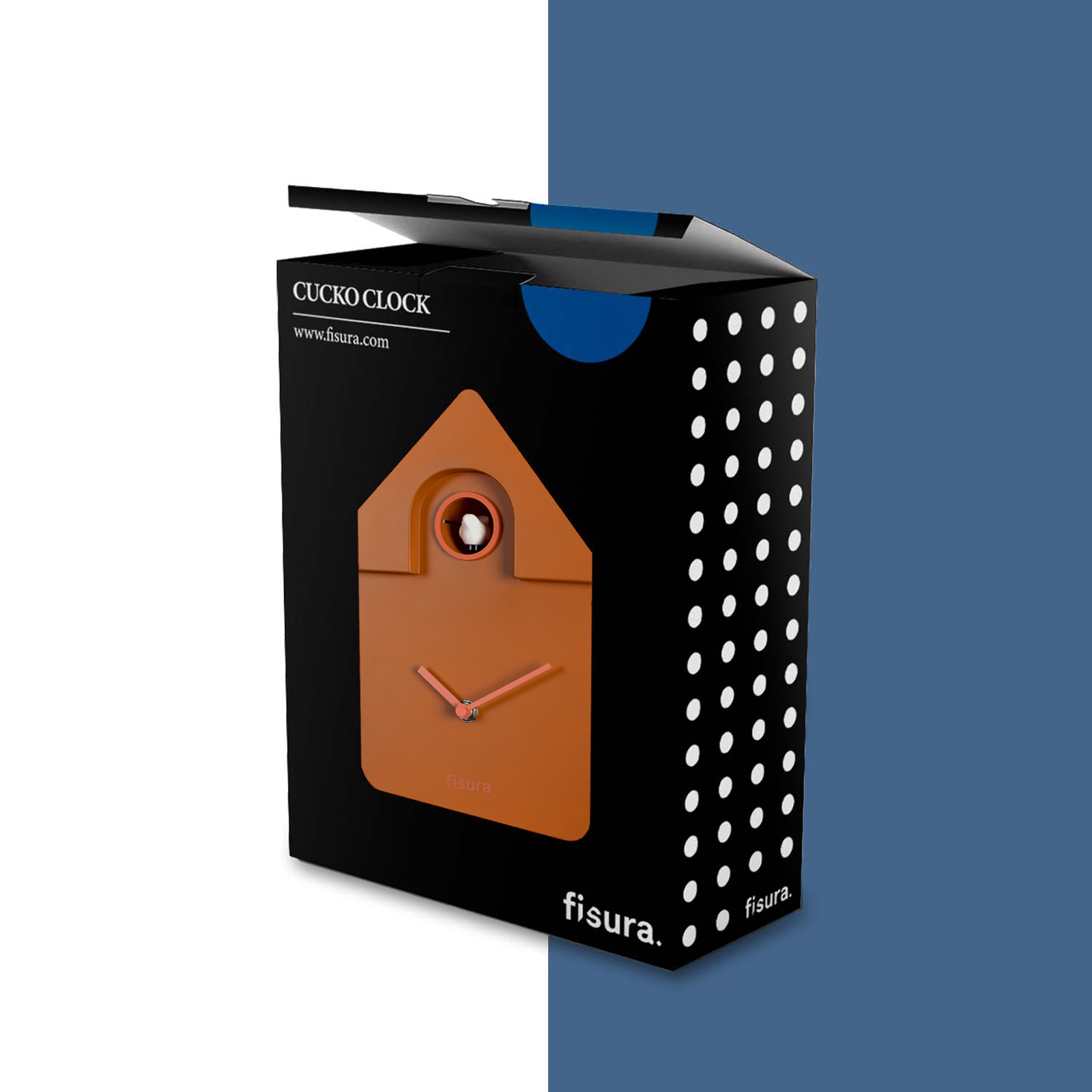 CUCKOO CLOCK - terracotta 