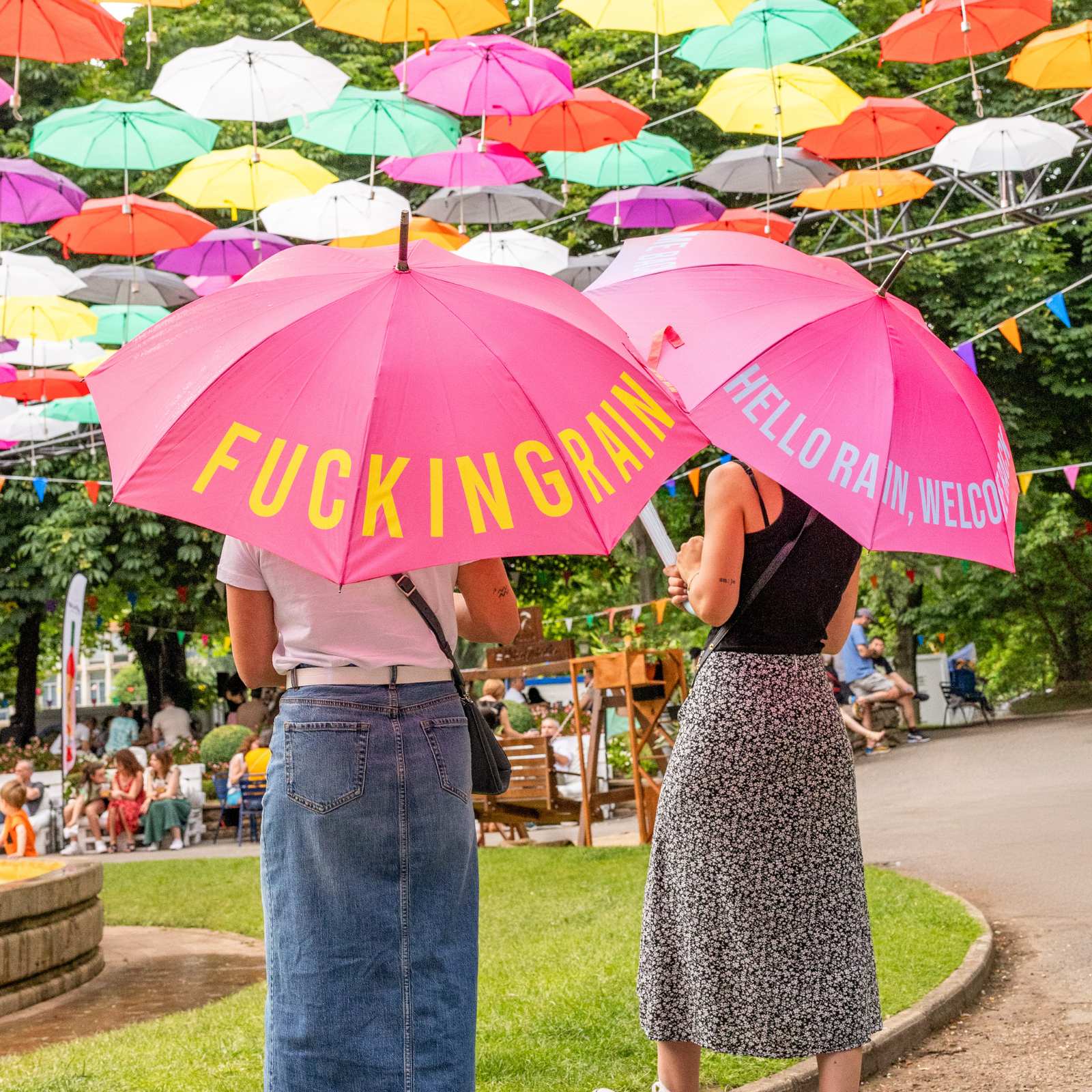 Stockschirm RAIN, WELCOME BACK gradient