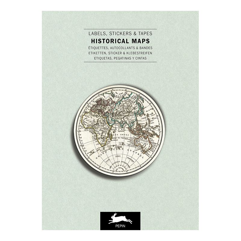 Label & Sticker Book HISTORICAL MAPS 
