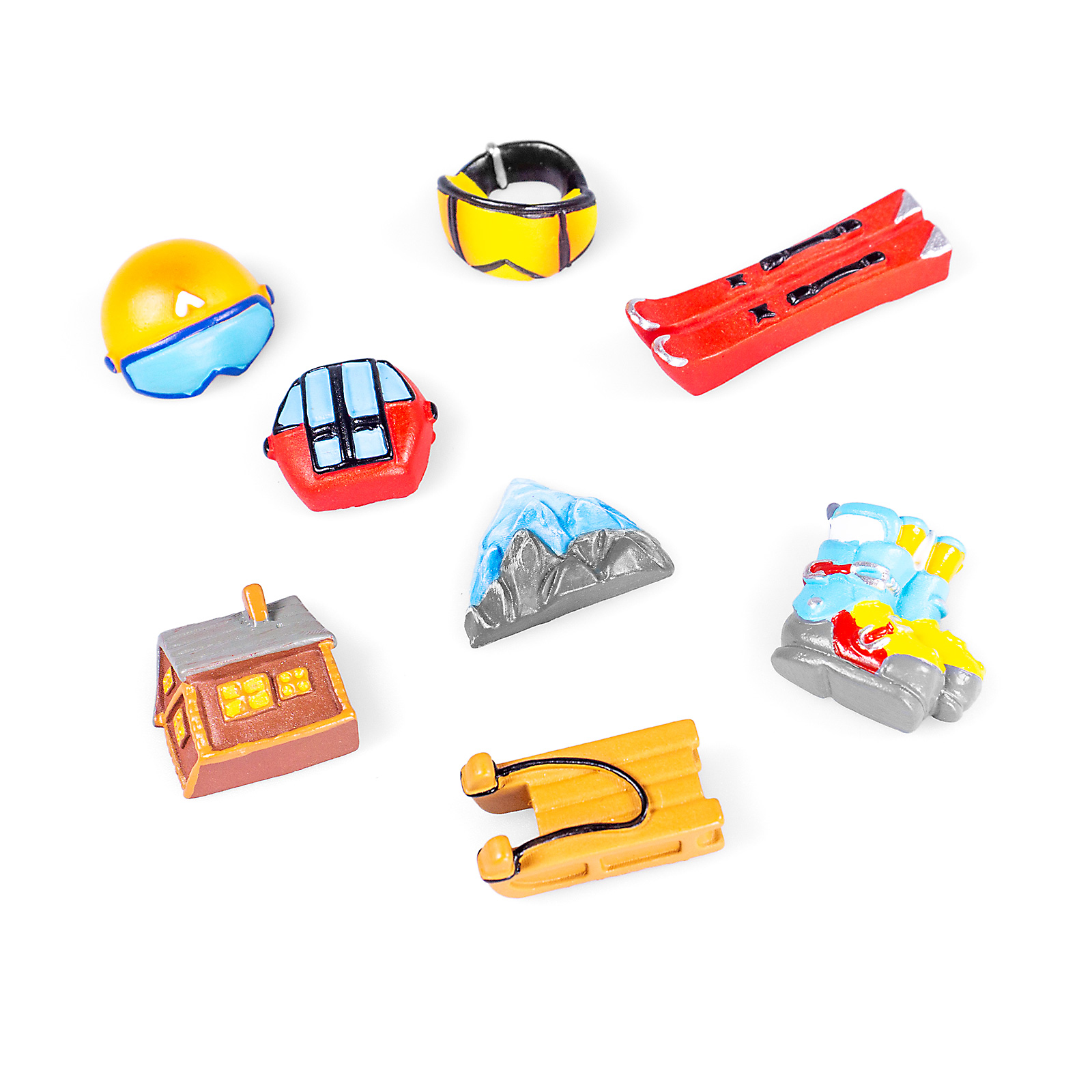 Magnete WINTER 8er Set multicolor