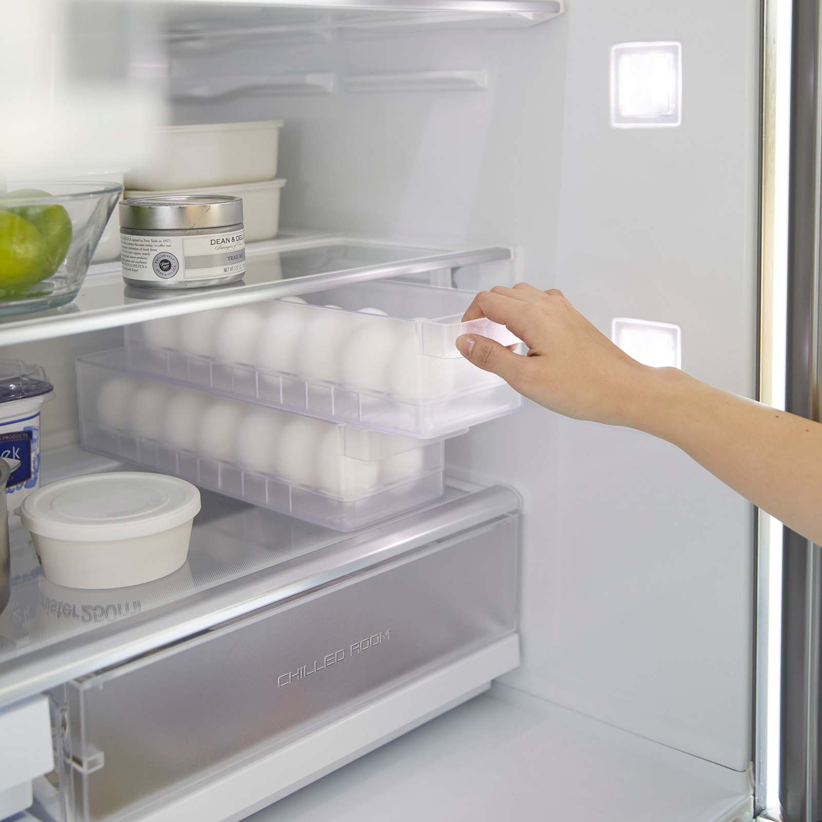 TOWER Rangement des oeufs pour réfrigérateur blanc