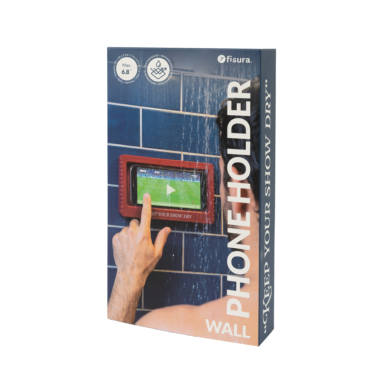 Phone wall holder KEEP YOUR SHOW DRY