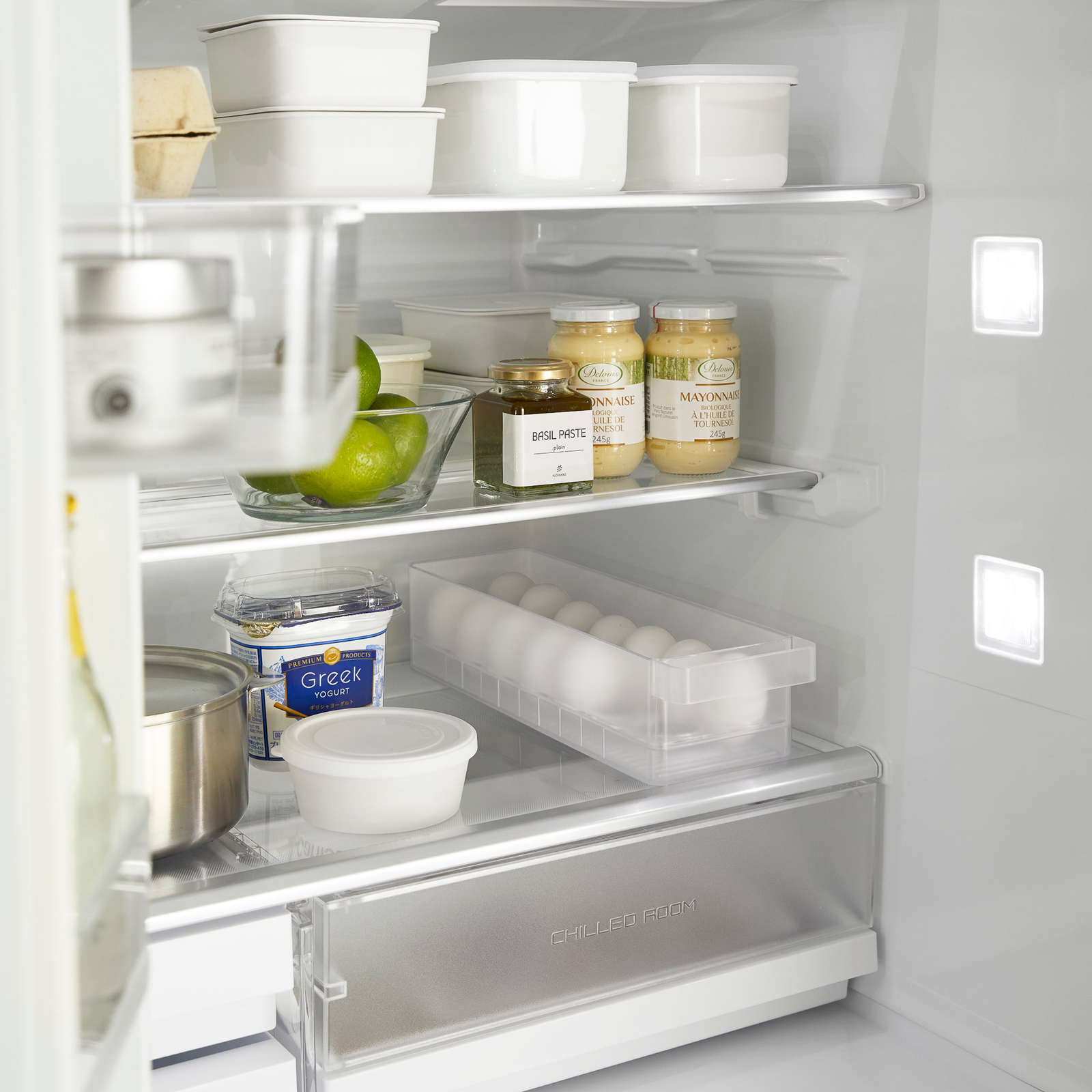TOWER Rangement des oeufs pour réfrigérateur blanc