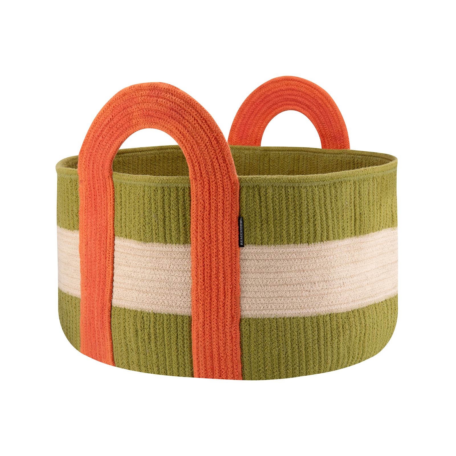 Korb Colombo flach, green