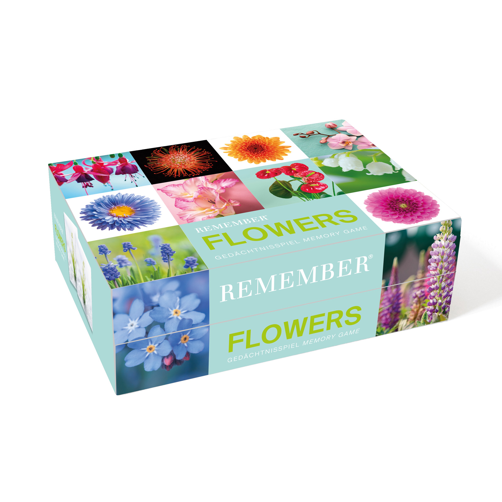Gedächtnisspiel 44 Flowers in der Magnetbox
