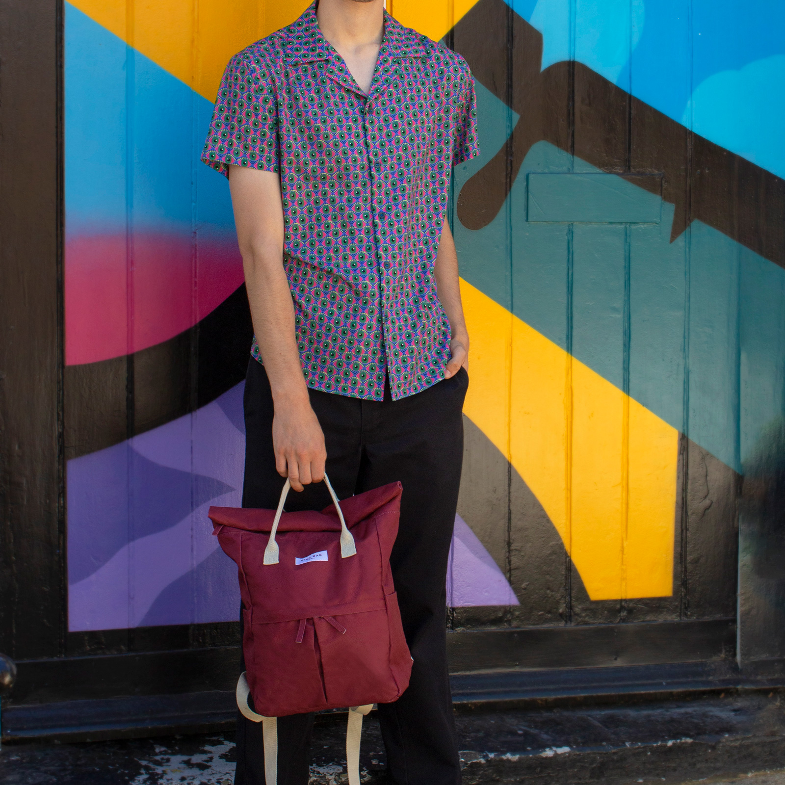 Medium Backpack Burgundy 