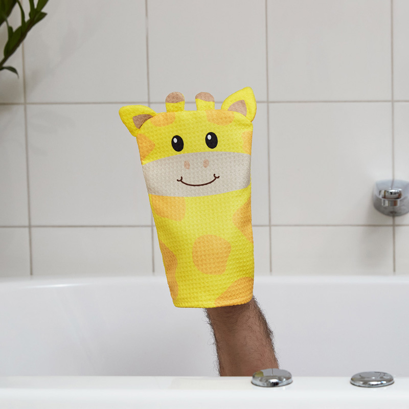 Waschlappen ANIMAL WASH MITT Giraffe 