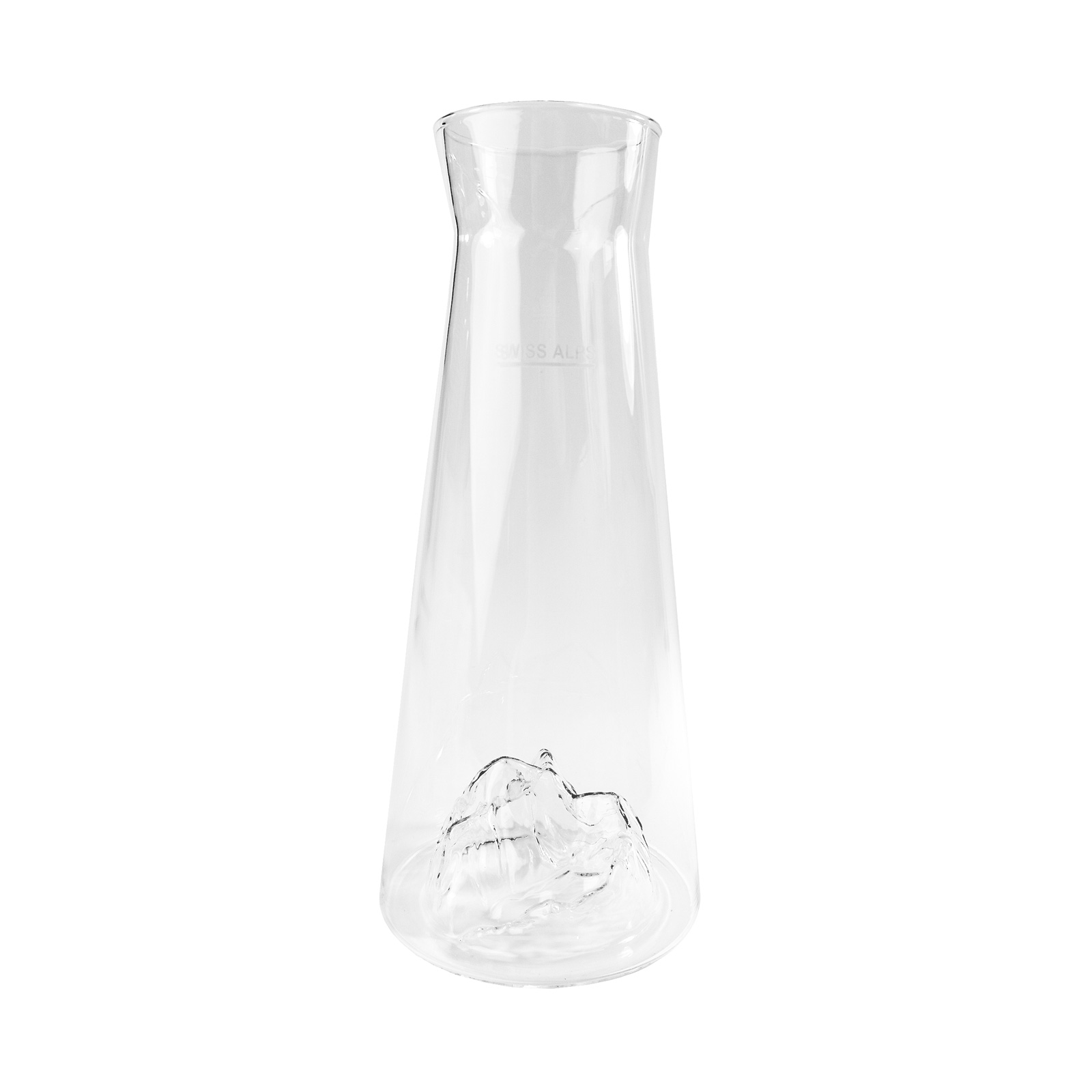 Carafe en verre SWISS ALPS 