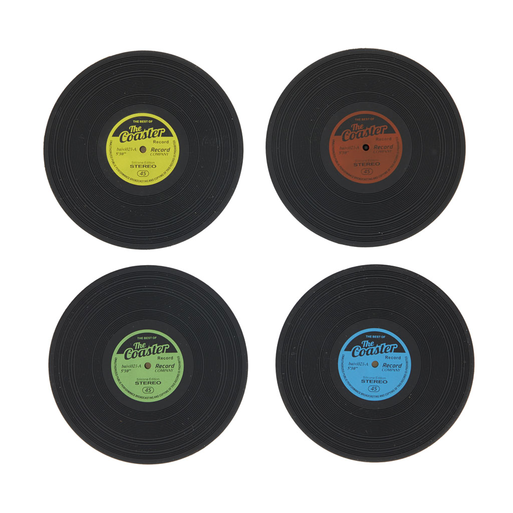 Sous-verre GREATEST HITS set de 4 assorti 