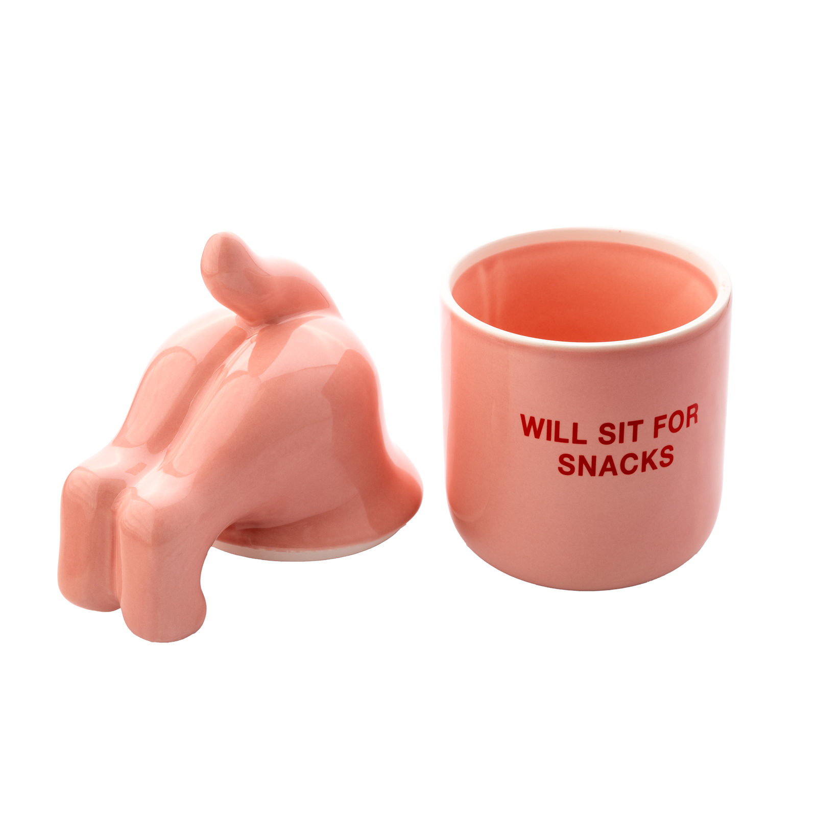 Futternapf Will sit for Snacks pink