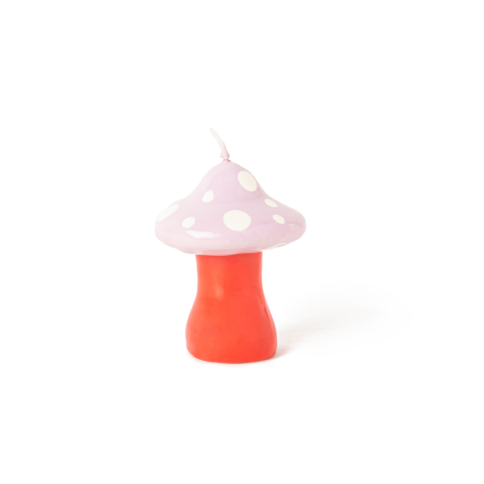 MUSHROOM CANDLE SMALL PINK