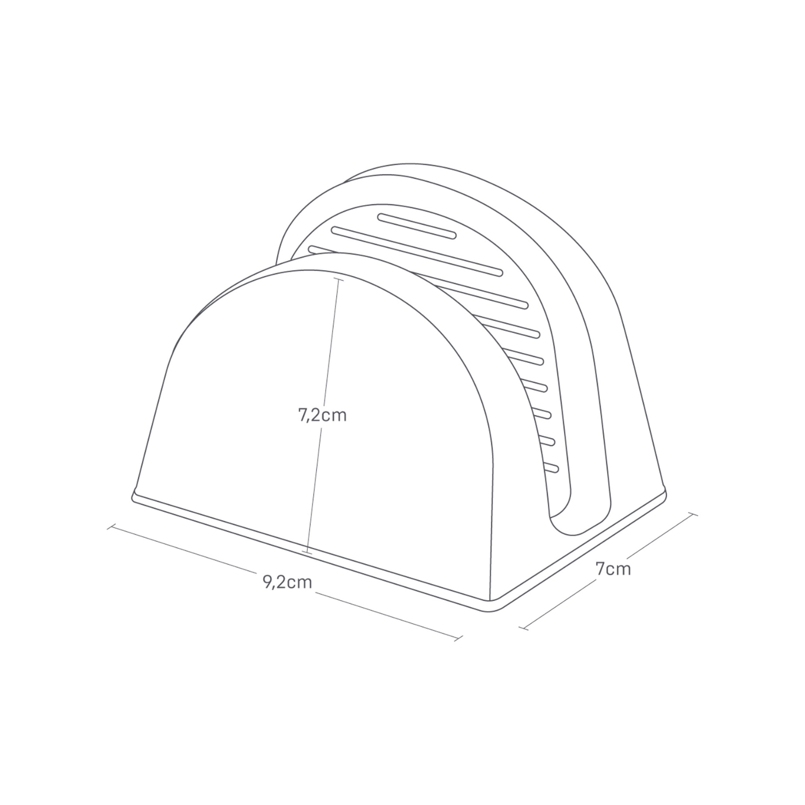 Porte-pot magnétique TOWER blanc set de 2