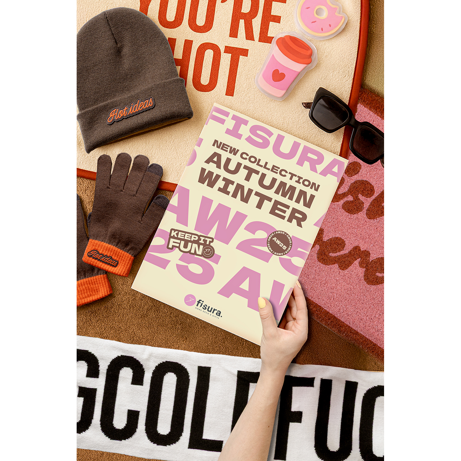 Hand warmer THERMO & DONUT pack of 2