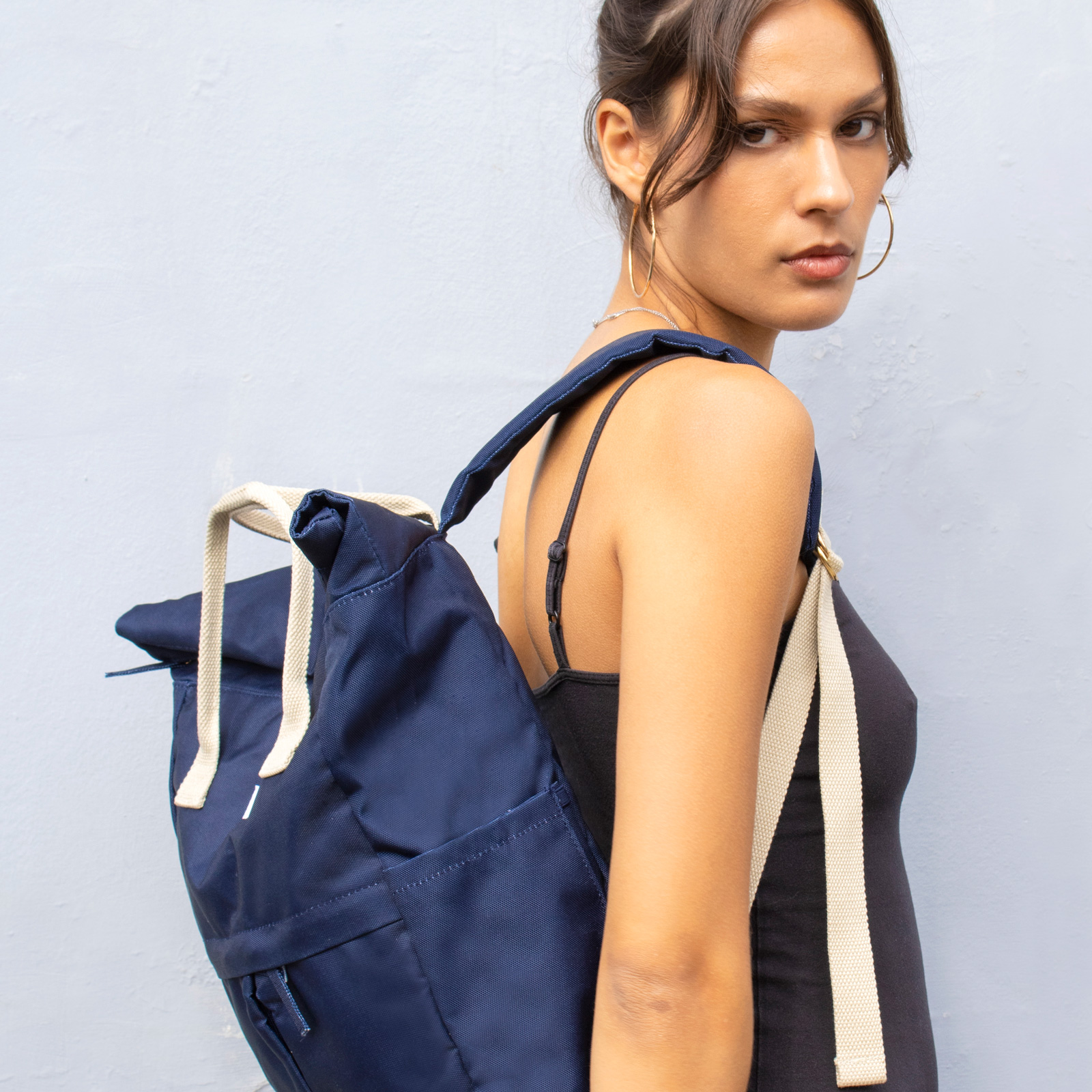 Medium Backpack Navy  